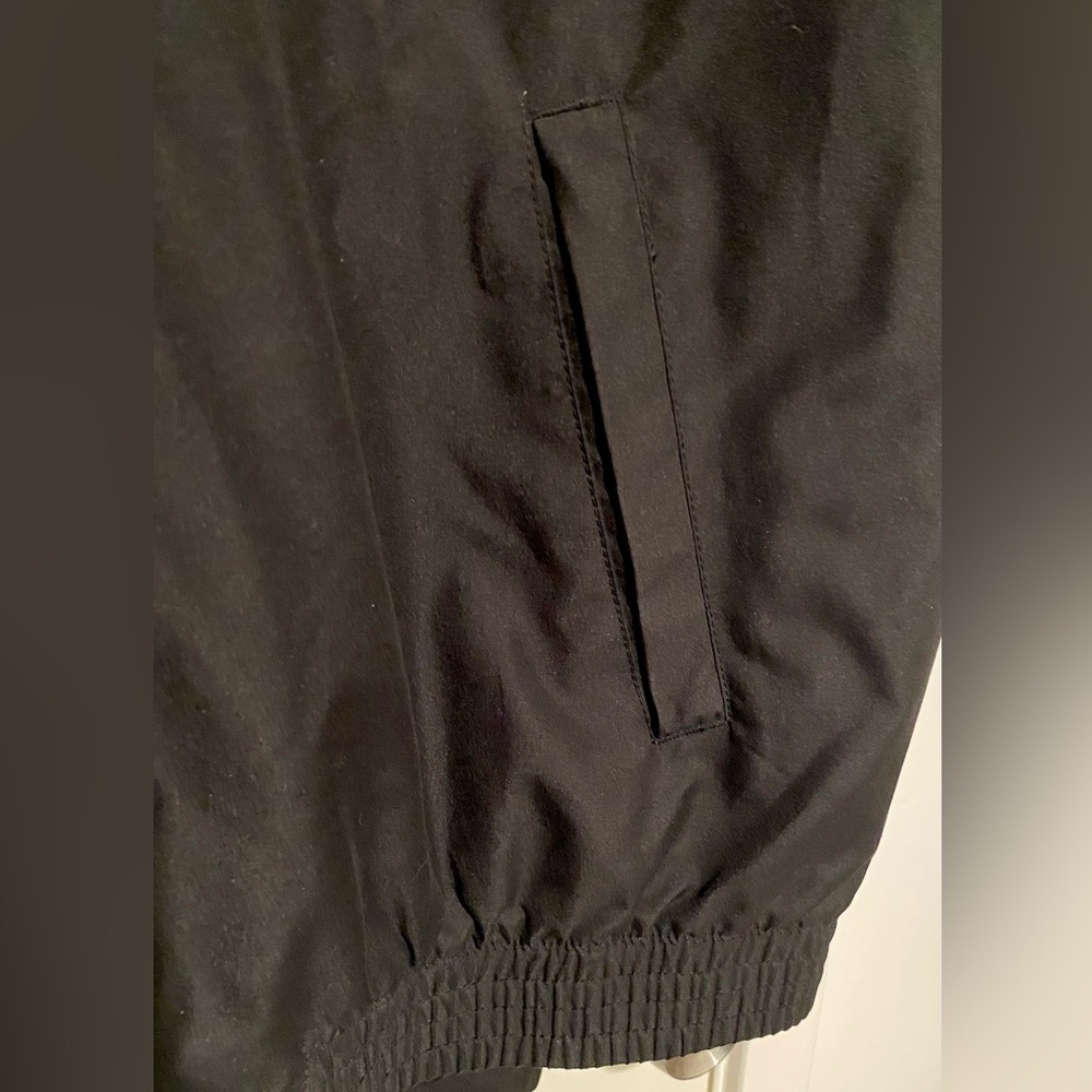 Chaps Men's Black Windbreaker Jacket XL - Picture 5 of 8